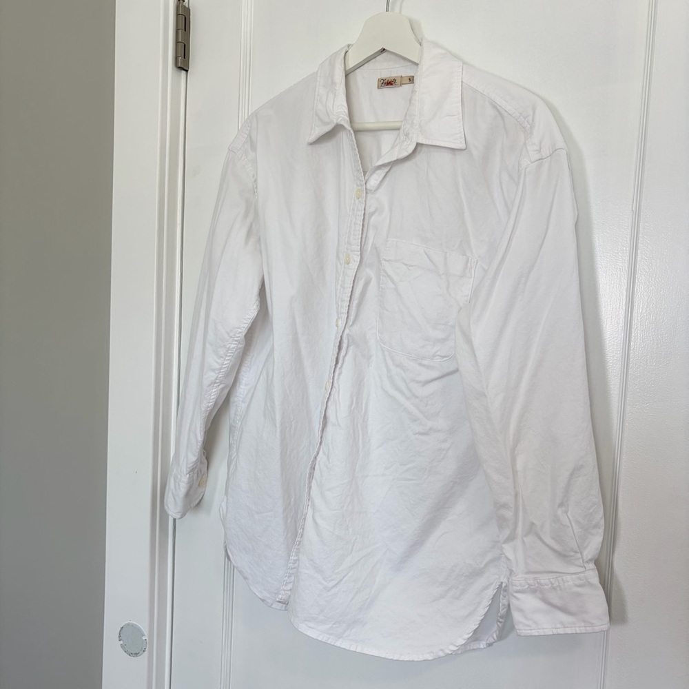 Faherty Stretch Oxford Relaxed Organic Cotton Shirt - Picture 16 of 16